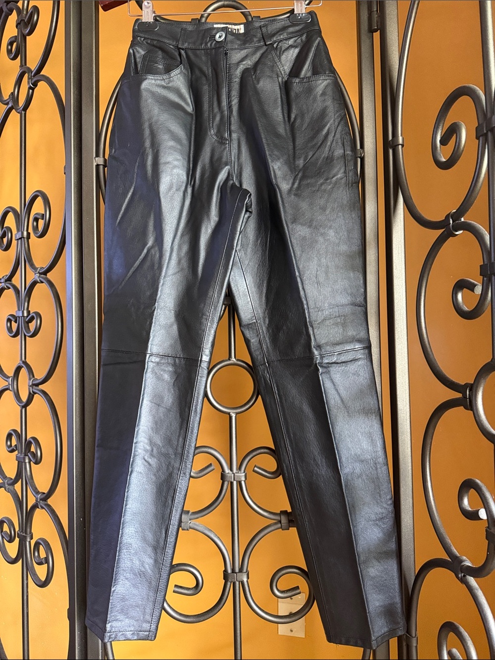 FORENZA  Leather Y2K Pants
